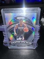 Silver Holo! 🚨2022-23 Panini Prizm Anthony Edwards Dominance #17 Timberwolves