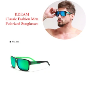 KDEAM Sport KD520-203 UV400 Anti-Glare Driving Fashion Men Polarized Sunglasses - Picture 1 of 9