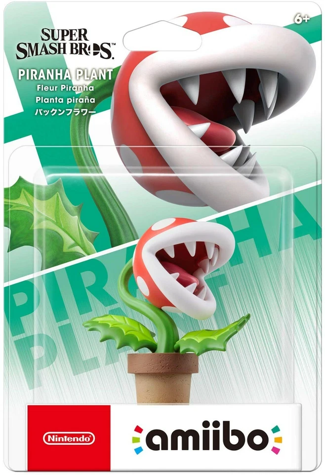 Nintendo amiibo - Planta Piraña - Serie Super Smash Bros. Versión EE. UU. Foto 1 de 1