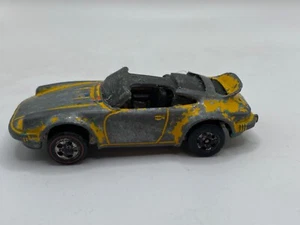 Vintage 1974 Hot Wheels Redlines Porsche Carrera Yellow Diecast - Picture 1 of 6