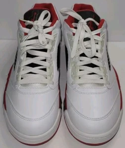 Nike Air Jordan 5 Retro Low Fire Red 2016 Herren Größe 10,5 kaum getragen 9/10 ohne Karton - Bild 1 von 9