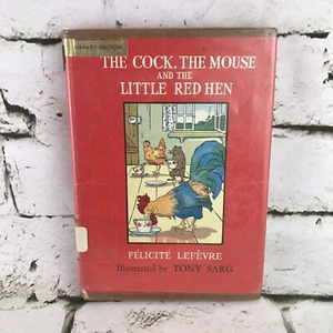 The Cock The Mouse and The Little Red Hen Vtg Picture Book HB Felicte Lefevre - Picture 1 of 5