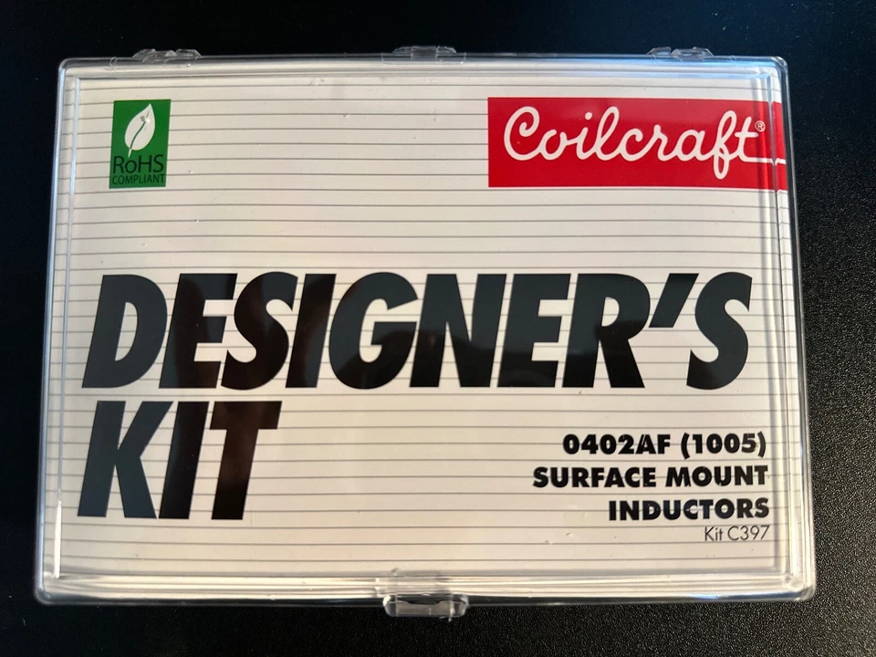Designer's Kit C397, 0402AF chip inductors, RoHS - Image 1 of 2