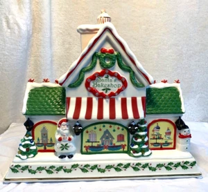 Lenox SANTA'S BAKE SHOP MUSICAL LIGHT UP Open Box Unused 8 Songs Original Box - Picture 1 of 7