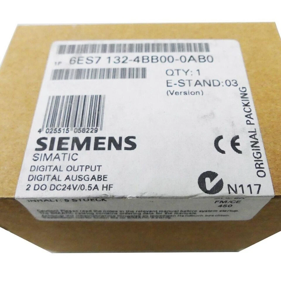 1pcs New Siemens 6ES7132-4BB00-0AB0 SIMATIC DP 5 ELECTRON MODULES - Image 1 of 1