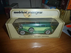 Matchbox Models Of Yesteryear Y4 1930 Model J Duesenberg MINT BOXED - Picture 1 of 5