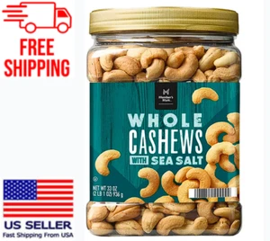 Roasted Whole Cashews with Sea Salt (33 oz.) FREE SHIPPING - Picture 1 of 7