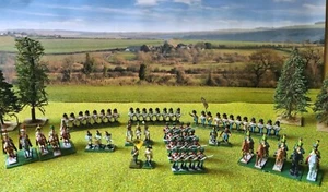 Metal Well Painted 28mm 64 x Napoleonic Austrian Army 54 Infantry & 10 Cavalry - Picture 1 of 21