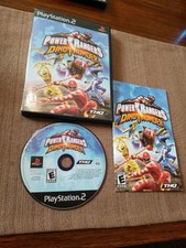 Power Rangers Dino Thunder Sony Playstation 2 PS2 Video Game Complete