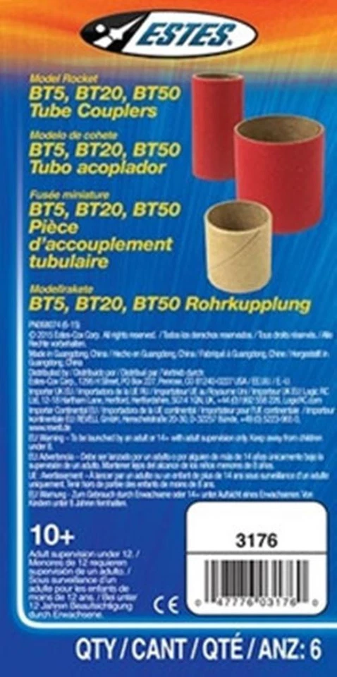 Acopladores de tubo de cuerpo EST3176 BT5-BT20-BT50/6 piezas Foto 1 de 1