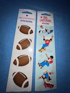Mrs Grossman Vintage Stickers Football Sticker Sheets Sports Skateboarding - Picture 1 of 8