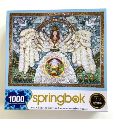 A CHRISTMAS ANGEL Puzzle 2013 Springbok Robert Schneeberg 1000 Pieces 24"x30" - Image 1 of 4