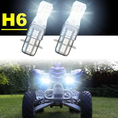 Kit faros LED H6M bombillas blancas A++ para Honda Foreman 400 450 1997 1998-2004 Foto 1 de 4
