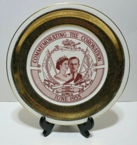 1953 Queen Elizabeth II & Prince Philip Coronation Plate - Picture 1 of 6