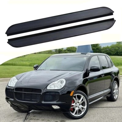 2PC Side Steps Nerf Bars Running Boards Fit For Porsche Cayenne 2003-2010 Alu - Image 1 of 4