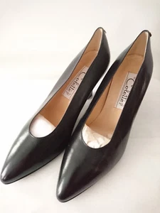 Traberpumps "schwarz" 1980er Jahre - -- "COLETTE" -- Gr.37,5 - Bild 1 von 5