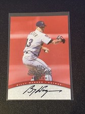 Billy Wagner 1997 Donruss Signature Series Certified On Card Autograph Auto MVP