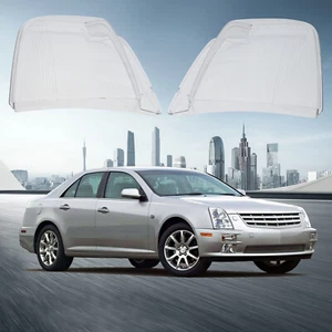 1 par de cubiertas de lentes de faros para Cadillac STS 2005-2011/Cadillac STS-V 2006-2009 - Imagen 1 de 20