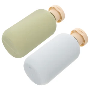 2 Pcs Avocado Washing Bottle Shampoo Travel Bottles and Conditioner Containers - Picture 1 of 12