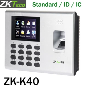 ZKteco K40 ID/IC Fingerprint Time Attendance System USB Biometric With Battery - Picture 1 of 12