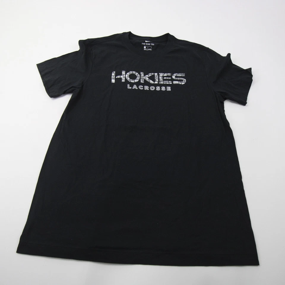 Virginia Tech Hokies 耐克 T 恤短袖衬衫男式黑色二手 — 第 1/1 张图片