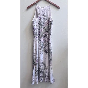 Antonio Melani Aubree Floral Print Neckholder in Ivory Jungle Flower Midikleid 0 - Bild 1 von 11