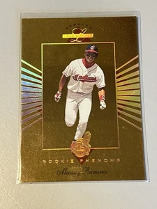 1994 Leaf Limited Manny Ramirez GOLD ROOKIE PHENOMS RC /5000 #9 - Picture 1 of 2