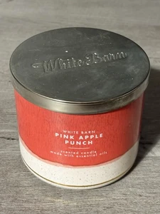 NEW~Bath and Body Works PINK APPLE PUNCH 3-Wick Scented Candle - Picture 1 of 3