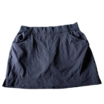 Columbia Omni-Shield Women's Size Large Black Pull-On Activewear Skort Pockets - Image 1 of 4
