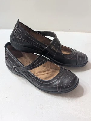 Naturalizer Shoes Womens 8 M Allerman Casual Comfort Mary Jane Brown Leather - Image 1 of 4