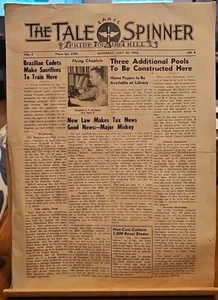 Vintage The Tale Spinner July 24 1943 WWII Magazines San Antonio Cadet Center - Picture 1 of 2