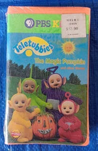 Teletubbies THE MAGIC PUMPKIN and Other Stories VHS Tape Clamshell PBS Kids -NEW - Picture 1 of 7