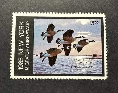 WTDstamps - 1985 NEW YORK - Carimbo de Pato do Estado - Mint OG NH - Imagem 1 de 2