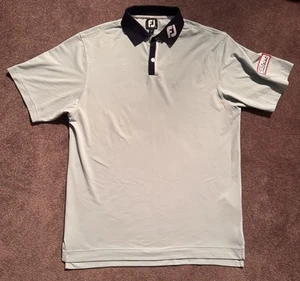 FJ FootJoy Titleist Golf Polo Shirt Men’s Sz S Sea Foam Green Tour Performance - Picture 1 of 7