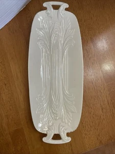 VTG Lenox Ivory Embossed Bone China 13” Serving Tray/Celery Dish Gold Trim USA - Picture 1 of 6