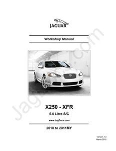 2010 JAGUAR XF 3.0 TDV6 workshop service MANUAL - 3000 PAGES - Picture 1 of 1