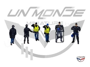 Set de 6 Figurines Gendarmes et Manifestants - Imagen 1 de 3