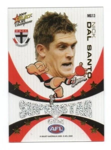 2009 Select Champions Mascot Superstar Gem (MG13) Nick DAL SANTO St Kilda - Picture 1 of 1