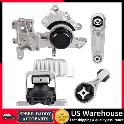 4pcs Engine Motor Transmission Mount Kit For 14-19 Nissan Rogue 2.5L Auto. Trans - Image 1 of 4