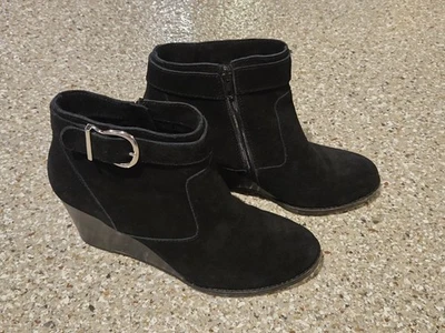 Sole Society SO-PEYTAL Black Cow Split Suede Women's 9M 03SSSD0028 - Image 1 of 4