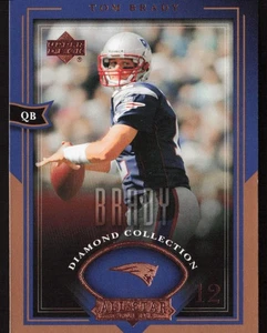 Tom Brady 2004 Upper Deck Diamond Collection All-Star Lineup #6 - Patriots - Picture 1 of 2