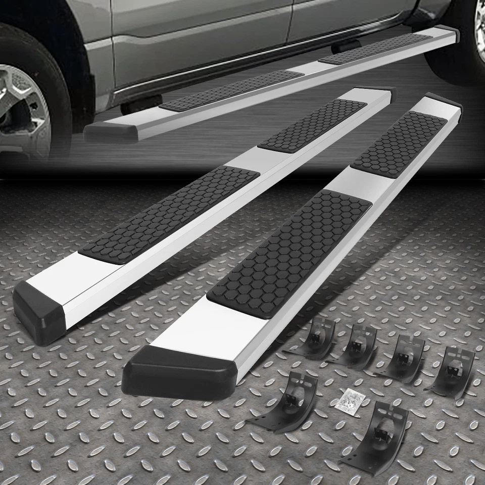 For 09-24 Dodge Ram 1500 2500 3500 Crew Cab 5.5" SS Side Step Bar Running Boards - Image 1 of 4