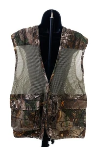 Browning Hunting Vest Camo Mossy Oak Break Up Hiking Sz M - Picture 1 of 10