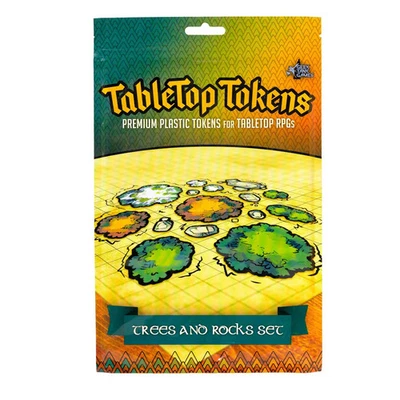 Geek Tank Games Tabletop Tokens Trees and Rocks Set - 60+ Tokens for Battlemap - Image 1 of 4