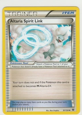Pokémon Altaria Spirit Link Fates Collide 91/124 Uncommon EN Trainer Item - Image 1 of 2