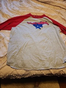 SMU MUSTANGS LONG SLEEVE T SHIRT SZ 2XL - Picture 1 of 6