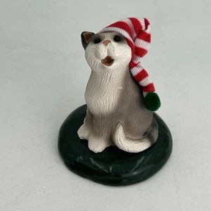 Byers Choice 1988 Cantori Gatto Statuina Accessorio Vacanze di Natale - Foto 1 di 5