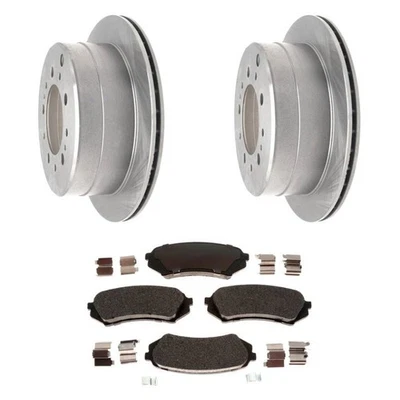 For Toyota Land Cruiser 98-07 R-Line Plain Rear Brake Kit w Ceramic Pads Foto 1 de 4