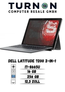 Dell Latitude 7200 2-in-1 I i7-8665U I 16GB I 256GB - Picture 1 of 4