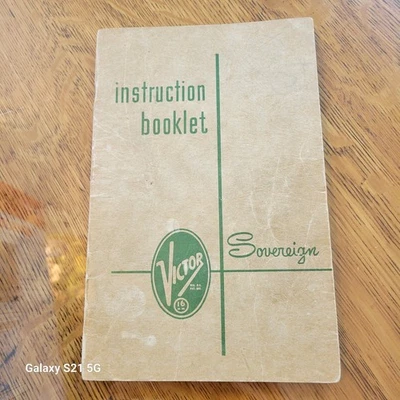 DE COLECCIÓN VICTOR SOBERANO, 16mm PROYECTOR DE PELÍCULA MANUAL DE INSTRUCCIONES Foto 1 de 3